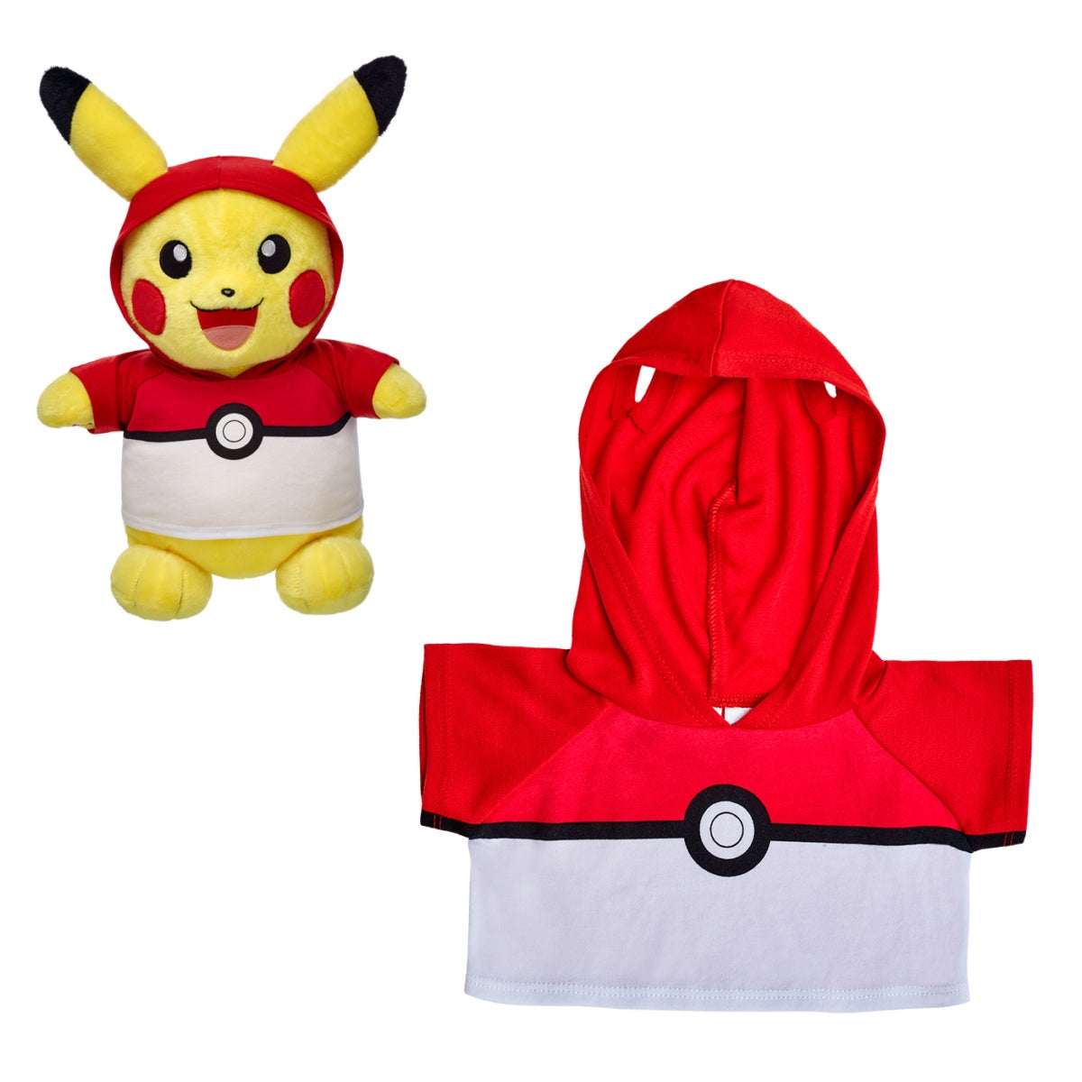 Polera Con Gorro Pokebola Pokemon Build-a-bear